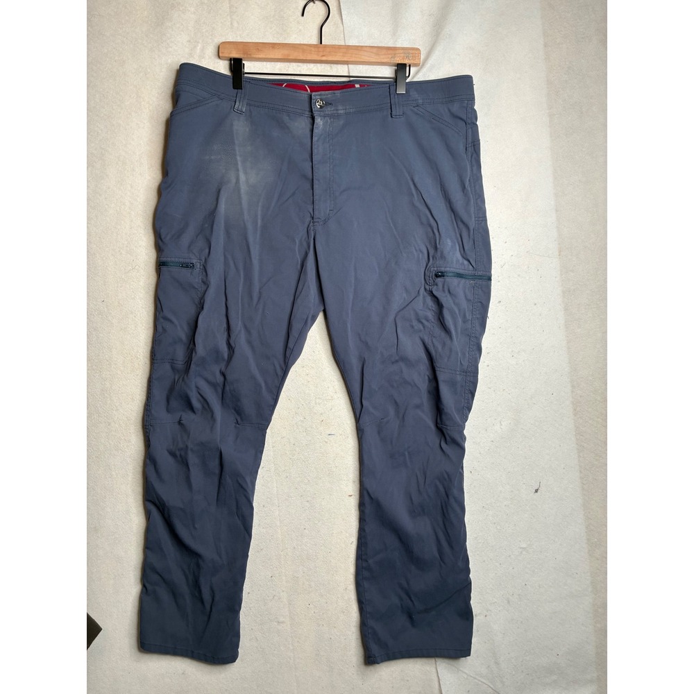Wrangler ATG All Terrain Gear Mens Cargo Pants Gray Blue 42x30 112344465